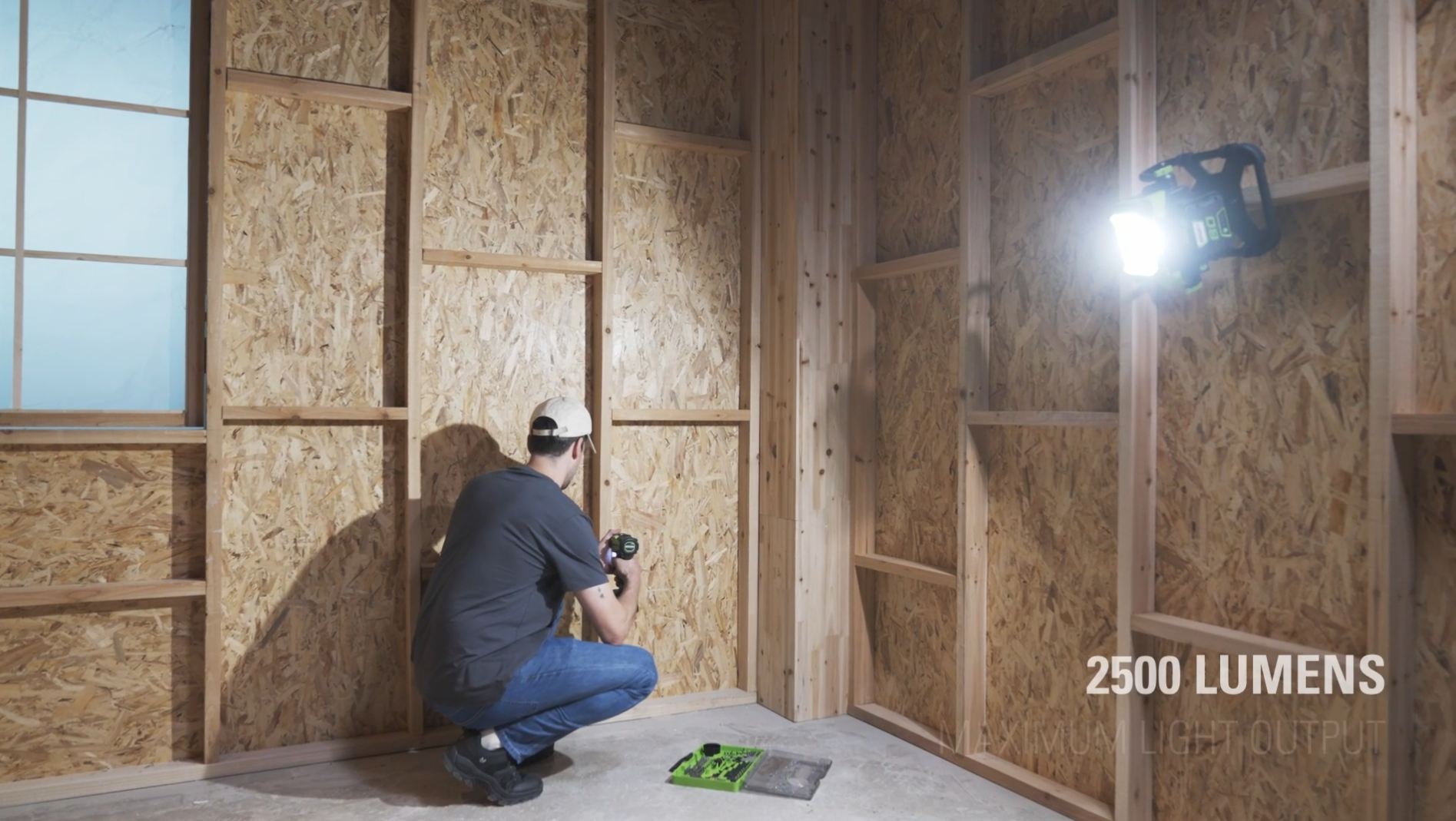 Greenworks Pro 80V (AC/DC) 2500-Lumen LED Work Light, Tool Only